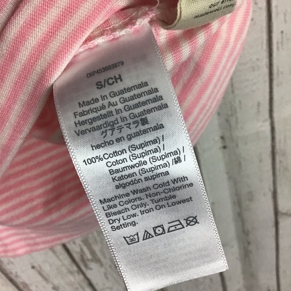 MADEWELL Supima cotton striped essential ringer tee women’s small - Picture 6 of 6